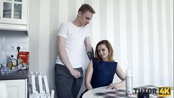 Tutor4K Beautiful History Tutor Dragged Into Nasty Affair With Student