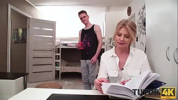 Tutor4K Boy Profusely Played With Nice Teachers Mouth And Drilled Cunt
