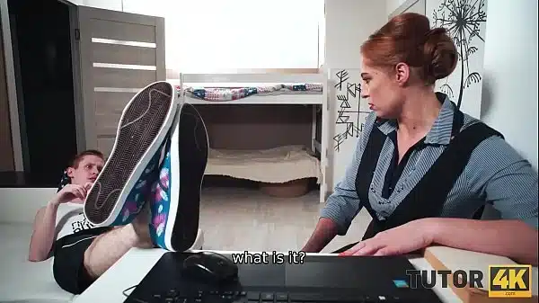 Tutor4K English Instructor Gives A Pleasant Blowjob And Gets Drilled