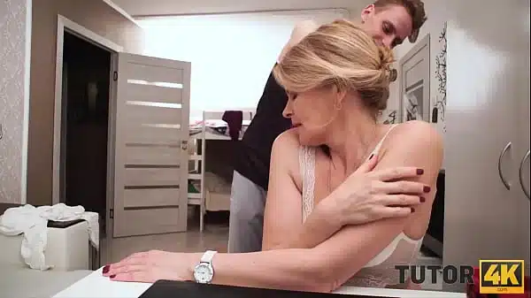 Tutor4K Lucky Fellow Manages To Fuck Gorgeous Lady Who Is His Tutor