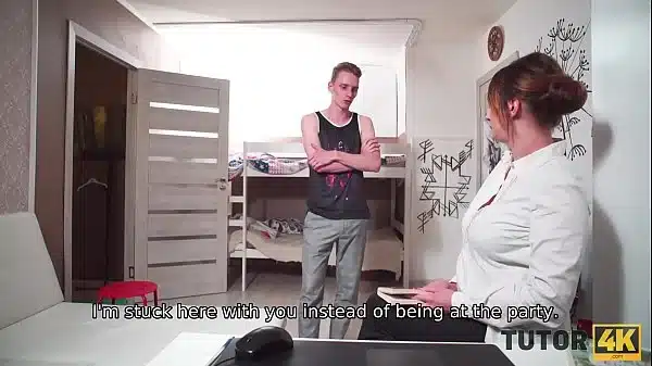 Tutor4K Private Teacher Knows Everything And Can Even Show Boy Hot To Drill