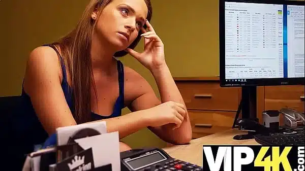 Vip4K Naughty Bank Worker Lures A Sexy Babe Into Having Intense