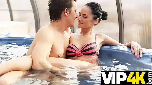 Vip4K Skinny Pornstar Took Clothes Off To Be Drilled By Older Partner
