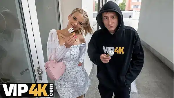 Vip4K Young Beauty With Natural Tits Is Cheating On Her Bf In Front Of Him