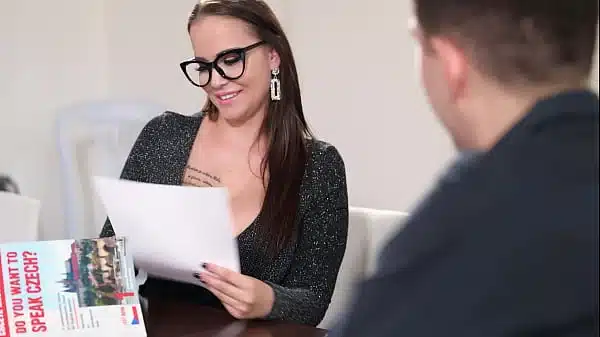 Free Soft Scene Busty Language Teacher Jennifer Mendez Swaps Studying For Dp Slamming Gp2777