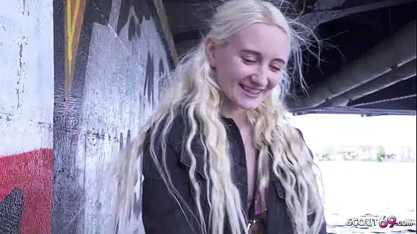 German Scout Puffy Tits Petite Russian Girl Seduce To First Porn At Model Job