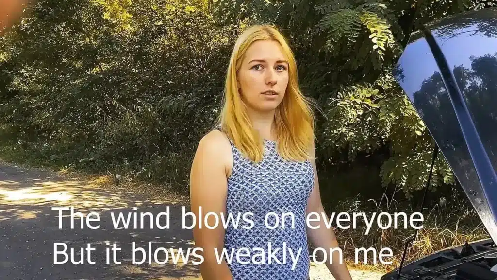 Helped The Blonde Fix The Car And Fucked Her 1