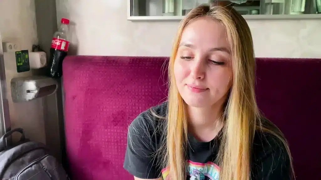 Her Husband Is Now A Cuckold Picked Up A Married Beauty And Fucked Her Right On The Train