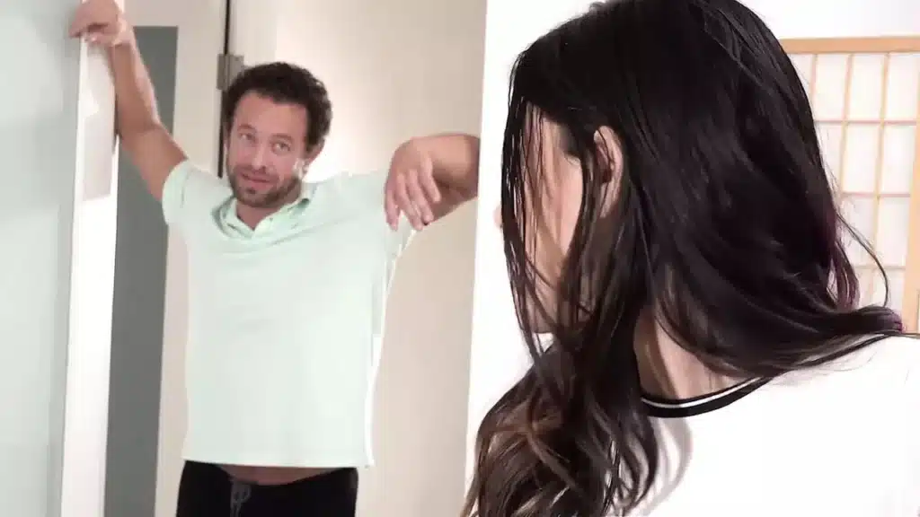 Hot College Student Bangs Her Step Uncle
