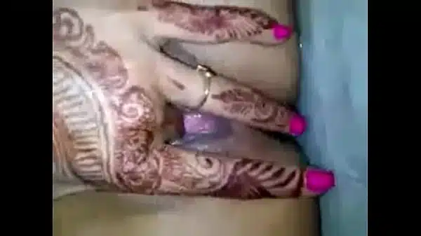 Newly Married Wife Fingering Herself At First Night