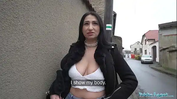 Public Agent French Milf With Glorious Big Natural Boobs Pov