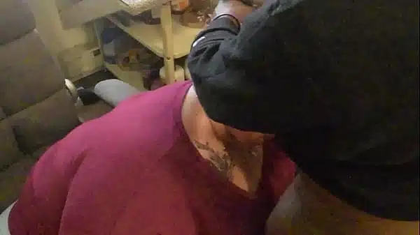 Ssbbw Get Face Fucked And Plowed By Her Old Employees Black Cock