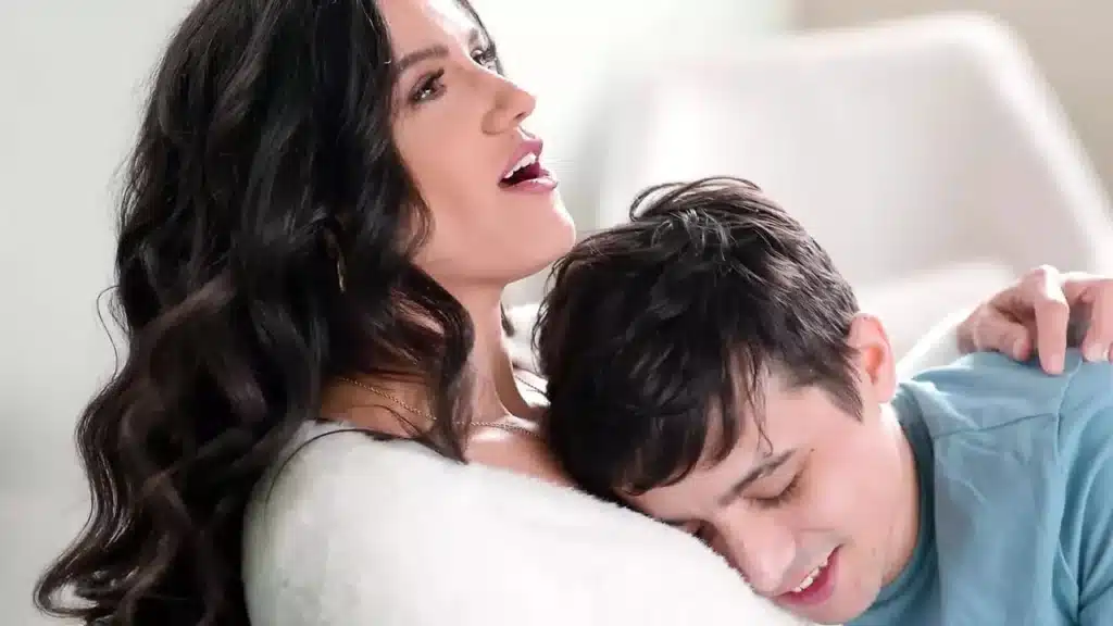 Stepmommys Boy Caring Milf Penny Barber Lets Her Neglected Stepson Cuddle Her Big Tits To Comfort Him