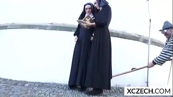 Two Lesbian Nuns Playing Togather Xczech Com 1 1 1