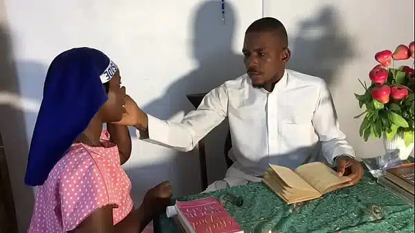 Full Video Of A Reverend Step Sister Who Went To The Reverend Father To Confess Her Sins And It Ended In Multiple Cumshots And Squirts Confession In The Convent Booty Babbie And Harveyxbush Link Up