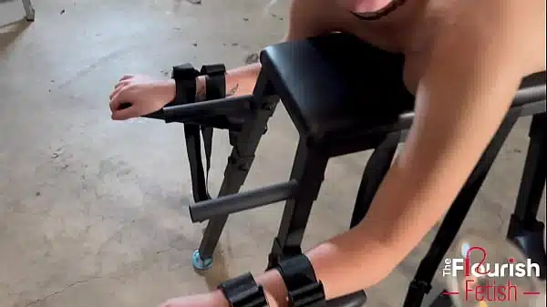 Trailer Evie Christian Gets The Obedience Bench In A Garage Its Very Silence Of The Lambs Feel To It With Whipping Flogging Paddling Glass Dildo Being Plunged Up Her Ass Ver