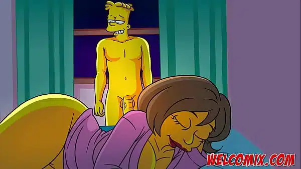 Barty Fucking The Hot Milfs Ass Simpsons Porn Toons