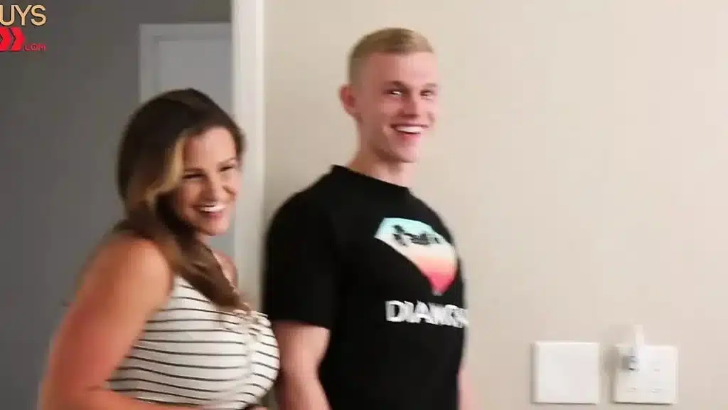 College Qb Fucks Hot Teen In Front Of His Girl Friend 1