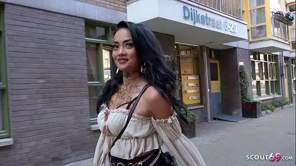 German Scout Latin Tattoo Celeb Seduce To Bareback Fuck For Money In Amsterdam