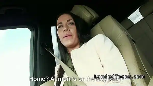 Teen Hitchhiker Bangs In Strangers Car