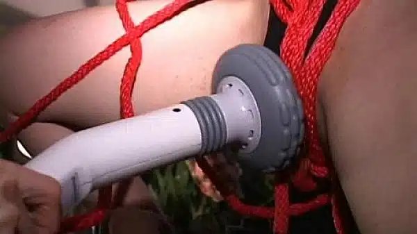 Tiny Tit Blindfolded Milf Made Naked Roped In Front Of Crowd F To Cum