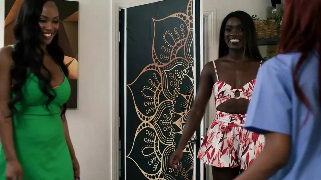 All Girl Massage Benefit Massage Turns Into Hot Threesome Sex With Three Ebony Lesbians 3