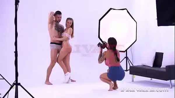 Chloe Lamour And Eveline Dellai Photographer And Model Share A Stud