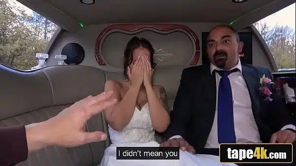 Cuckold Anal Sex With A Total Stranger In A Wedding Limo