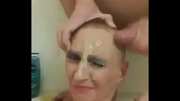 Deutsche Milf Sandra Gesichtsbesamung Sperma Gesicht