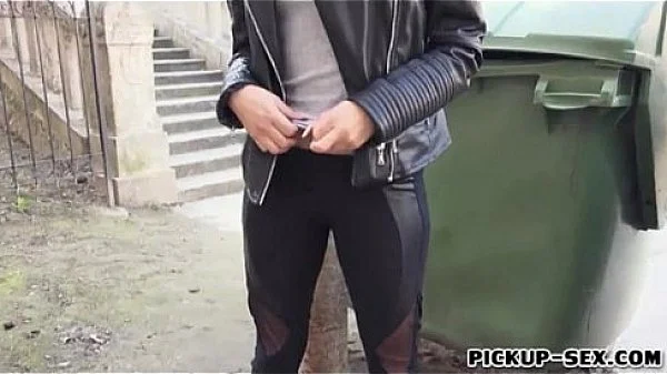Eurobabe Flashes Tits And Pussy Fucked For A Few Bucks