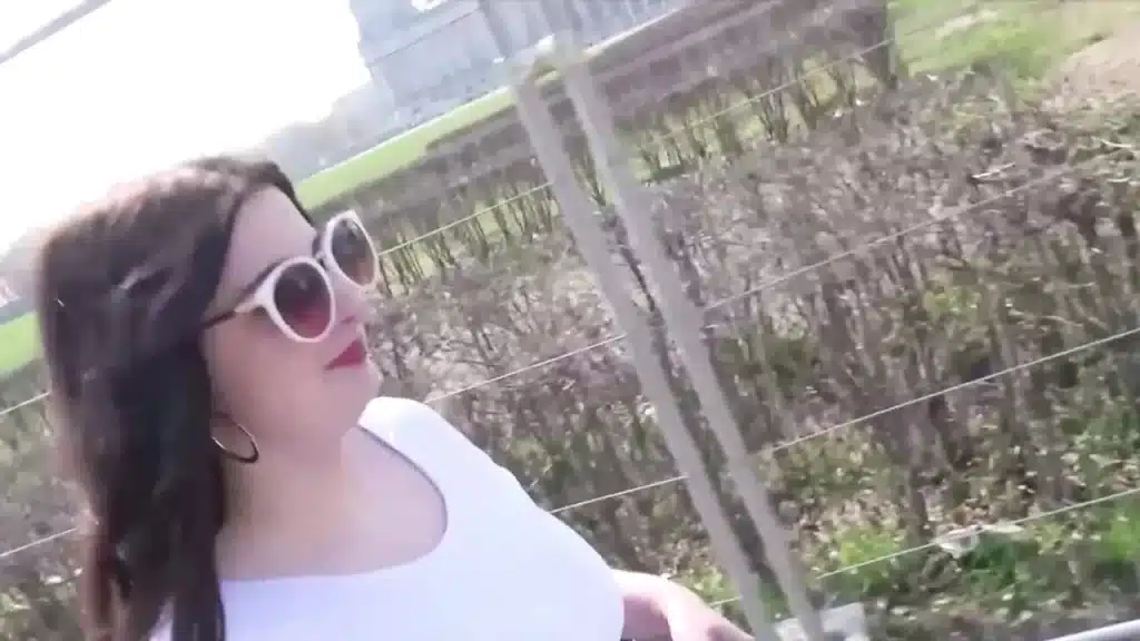 German College Teen Elisa Seduce To Fuck In Park In Berlin 3