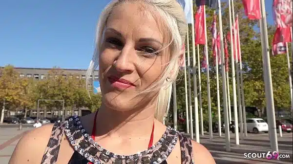 German Scout Celeb Perfect Pornstar Blanche Seduce To Fan Sex At Festival In Germany For Cash