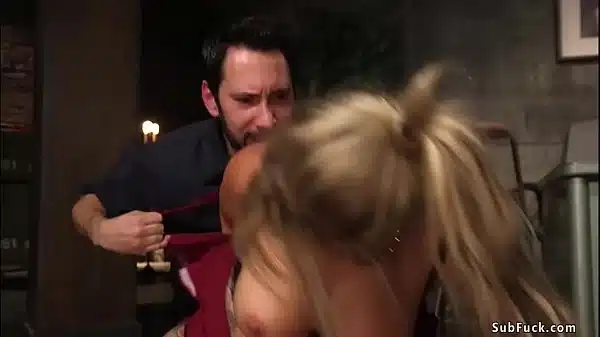 Hard Abs Big Tits Blonde Niece Of Boss Savana Styles Tries To Trick Warehouse Worker Tommy And He Turns The Table And Fucks Her In Rope Bondage