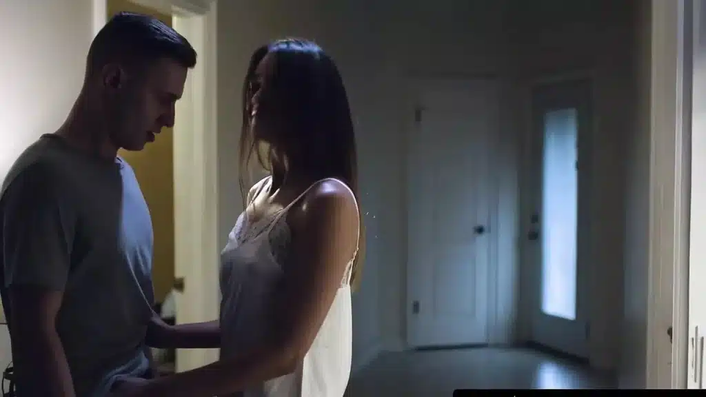 Modern Day Sins Voyeur Stepbrother Spies On His Stepsisters Slumber Party And Seduces Her Friend 1
