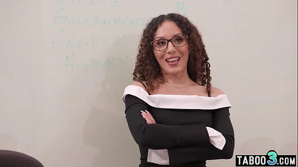 Naughty Anal Lover Latin Cougar Seducing Her Big Cocked Student