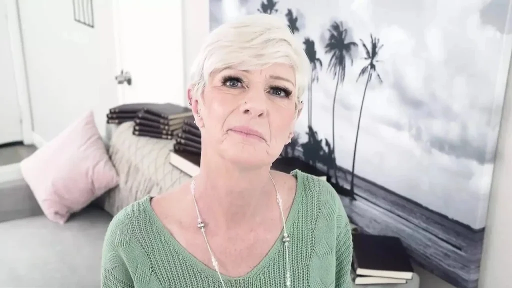 Step Grandson Accidentally Catches His Step Nana Masturbating Wildly With A Huge Sex Toy Pervnana 3
