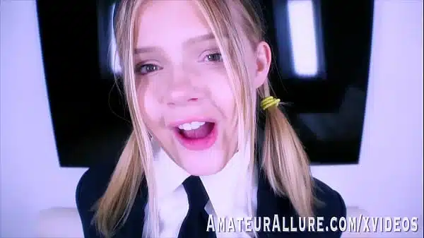 Two Petite Blondes Brush Up On Their Oral Skills