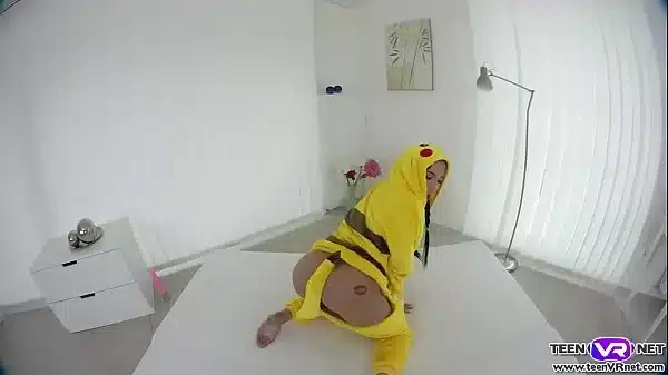 Vr Nicole Love Masturbates In A Pikachu Outfit