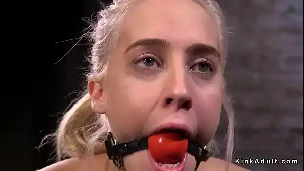Blonde Cadence Lux Ass Whipped In Rope Suspension