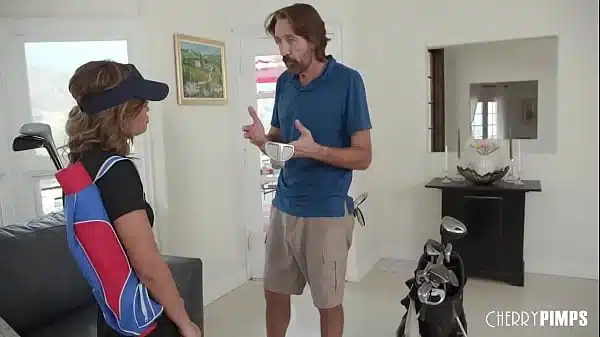 Destiny Cruz Is Red By Golf Instructor Steve Holmes To Really Hit Some Balls She Proves She Can Handle Steve And His Big Cock With Her All Natural Body For A Hole In One