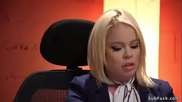 Editor Mr Pete With Huge Dick Ties His Big Tits Blonde Boss Nikki Delano After She Tried To Fire Him And Then Anal Fucks Her Tight Ass In Bondage