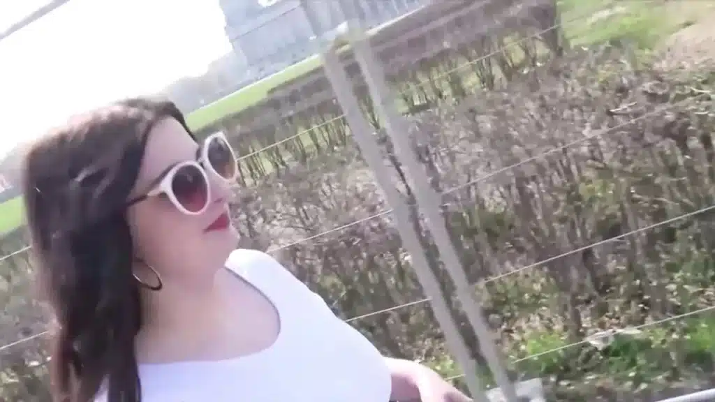 German College Teen Elisa Seduce To Fuck In Park In Berlin