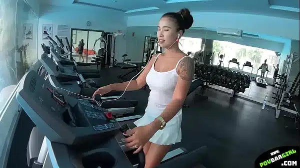 Hot Asian Cheating On Her Husband With Gymmate