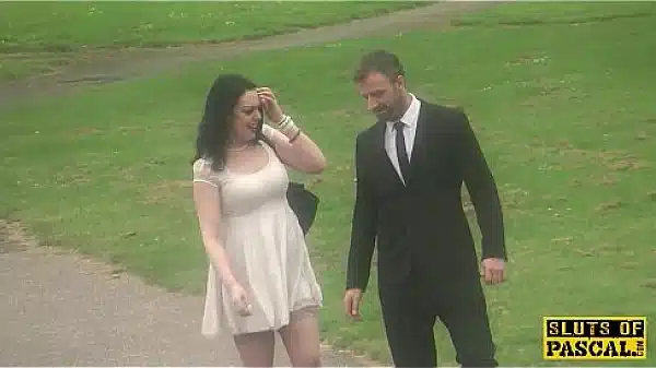 Stalking British Submissive Throated Deeply